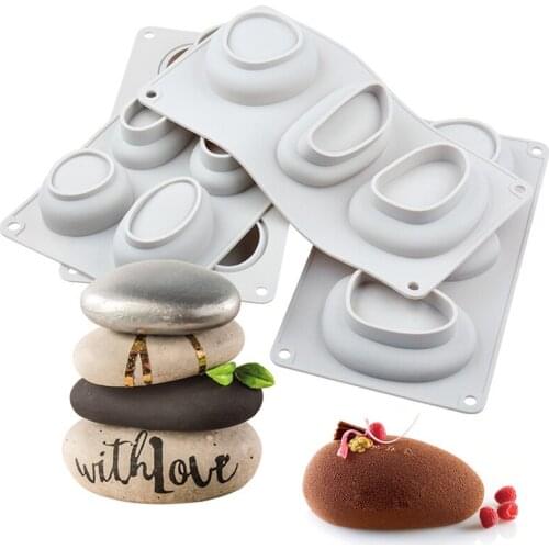 Food-Grade Silicone Dessert Mousse Mold New Cute DIY Soap Candle Wax Silicone Mold Home Kitchen Reusable Handcraft Baking Tools