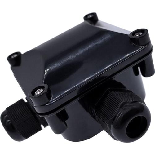 PG11 Outdoor Waterproof ABS 3 Way Plastic Gland Electrical Junction Box IP68 electrical cable waterproof connector t shape