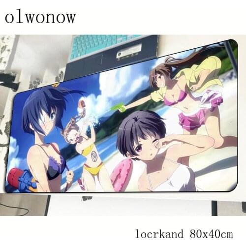 Chuunibyou demo koi ga shitai mousepad gamer 800x400x2mm gaming mouse pad High-end notebook pc accessories laptop padmouse mat