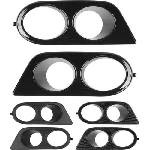 Bumper Cover Car Easy To Install Light Cover light Lamp Fog Light Cover Fog Lamp Bezels Fit for E46 M3 2001‑2006 Car
