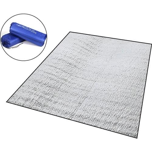 Multi size EVA Aluminum Backing Insulating Foam Moistureproof Camping Mats Outdoor Waterproof Hiking Blanket Cushion Tent Pads
