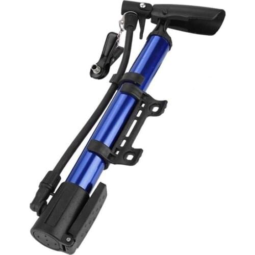 Inflated Pump Motorcycles Bike Football basketball Air Pump Aluminium Alloy American British Valve Portable Air Pump Inflator