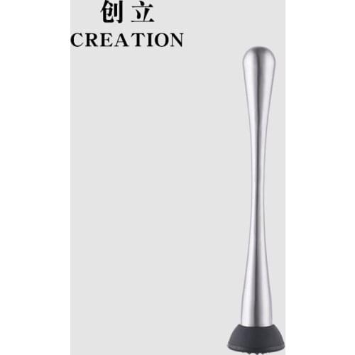 Stainless Steel Ice Crusher, Bar Supplies, Bartender Stirring Rod, Plastic Ice Crushing Hammer Cocktail Stirrer Liquor Pourer