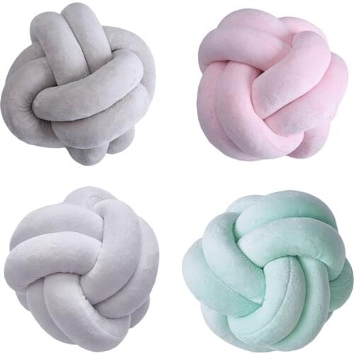 Nordic Style Knot Pillow Braided Sofa Throw Pillow For Living