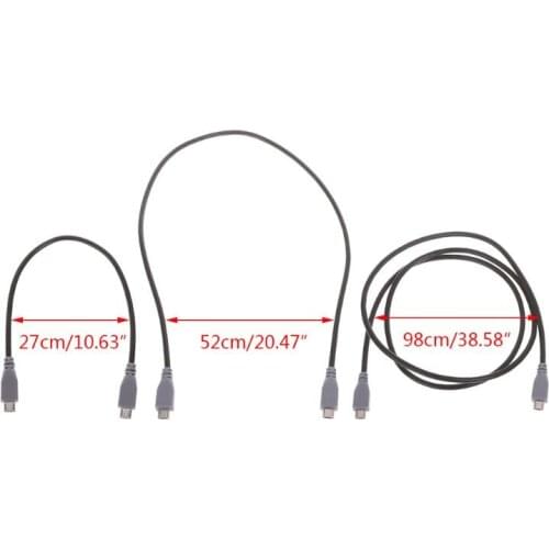Micro USB Type B Male To Micro B Male 5 Pin Converter OTG Adapter Lead Data Cable H8WA