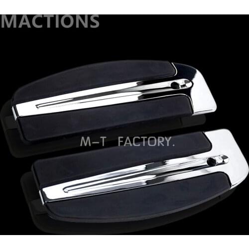 Motorcycle Footboard Foot Pegs Foot Rest Case for Harley Softail Switchback Touring FLH Road King Electra Glide 86-17