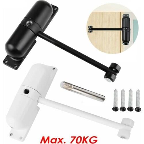 Adjustable Spring Door Closer Suitable for Door Weights 70kg Automatic Safety Door Lock Garden Gates Door Hardware Accessories