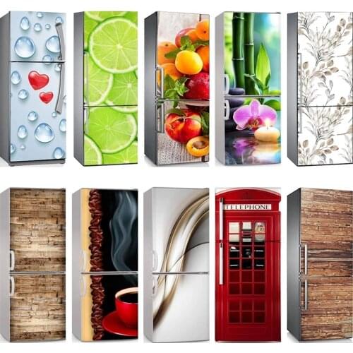 DIY Renovation Mural Fruit Water Waterproof Print Decor Sticker Self Adhesive Bedroom Fridge Door Art Picture New Home Design