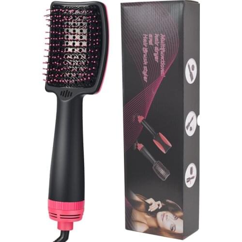 Brosse Soufflante Cheveux Hairdryer Brush 2 in 1 One Step Hair Blower Brush Electric Hot Air Brush Travel Blow Dryer Comb