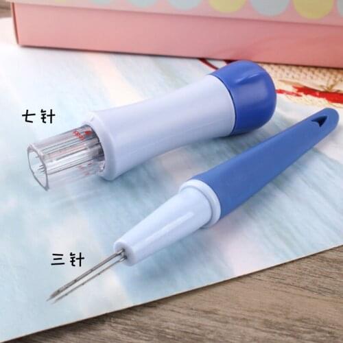Wool felt jab DIY production tool 3 needle group 7 pin group to speed up the work of felt molding speed saving effort