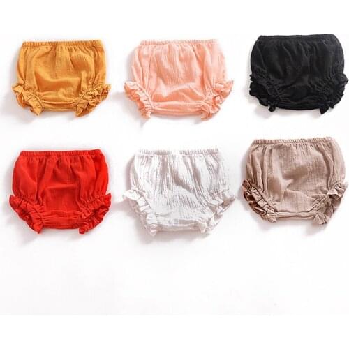 Newborn Baby bloomers Pure Color Baby Girls Shorts Summer Trousers PP Pants