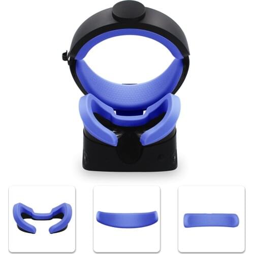 New 3 In1 VR Face Pad &Front Rear Foam Silicone Covers For Oculus Rift S VR Glasses Eye Mask Face Mask Rift S Accessories