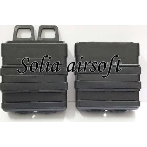 Tactical 7.62 Fast Quick Pull Magazine Pouch Combination Two Sets For Hunting Airsoft