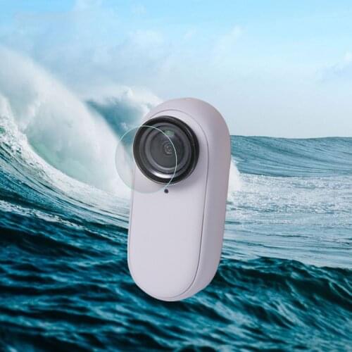Tempered Glass Camera Lens Screen Film Protector for Insta360 GO 2 Thumb Camera Anti-Scratch PET Soft Film Protective Accessory