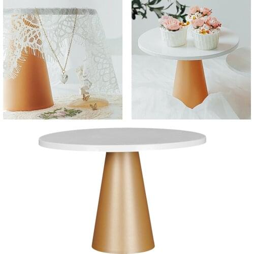 Gold Wedding Dessert Tray Cake Stand Wedding Party Birthday Decoration Plate Cake Biscuits Display Decoration Plate