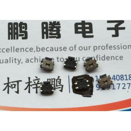 10PCS/lot Original Panasonic EVQPUD02K middle tortoise touch switch 4.7*3.5 patch 4 feet foot side button