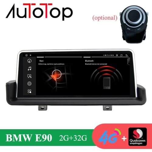 AUTOTOP Qualcomm BMW E90 Android 10 Car Radio Player For BMW 3 Series E90/E91/E92/E93 GPS Navigation Car Monitor Audio 4G LTE