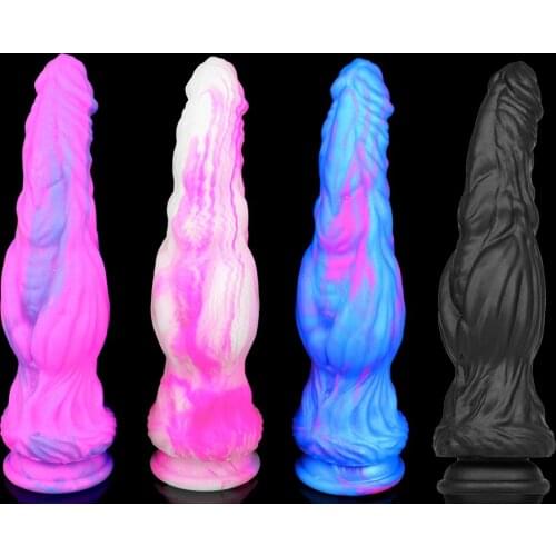 7 Styles Large Anal Sex Toys Butt Fantasy Realistic Dildo Animal Massage For Men Women Big Anal Beads Liquid Silicone Penis Dick