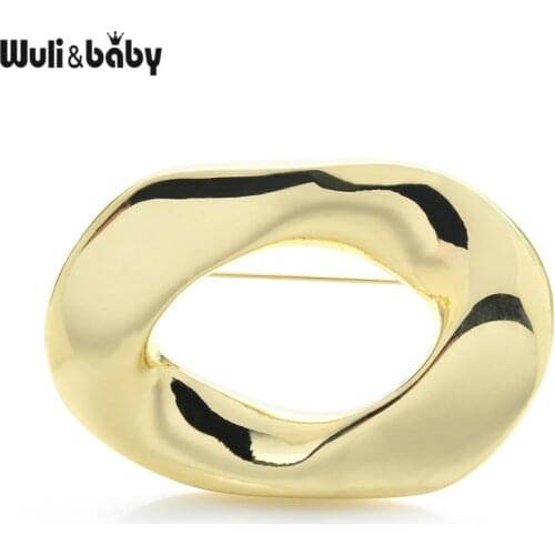 Wuli&baby Pumk Style Brooches Unisex Women 3-color Heave Metal Hard Rock Style Party Casual Brooch Pins Gifts