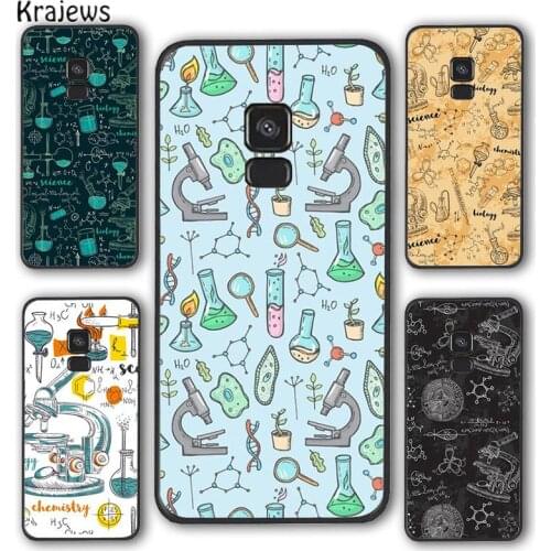 Krajews Biology and Chemistry Phone Case Cover For Samsung Galaxy S5 S6 S7 edge S8 S9 S10 E lite S20 plus ultra Note funda