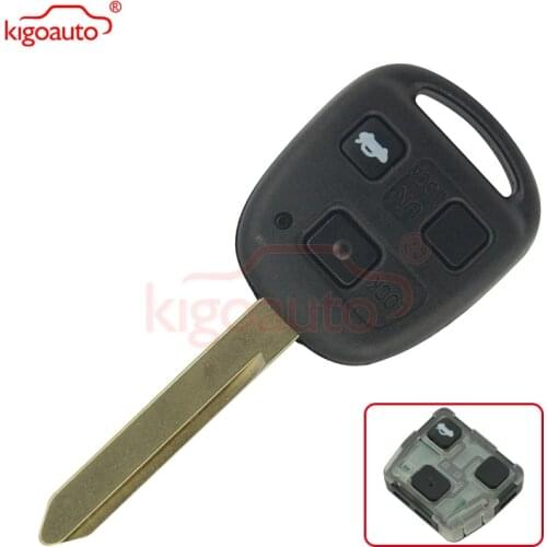 Denso(not Valeo) 3 button 434Mhz 4d 70 chip Toy47 remote key for Toyota YARIS COROLLA AVENSIS CAMRY kigoauto