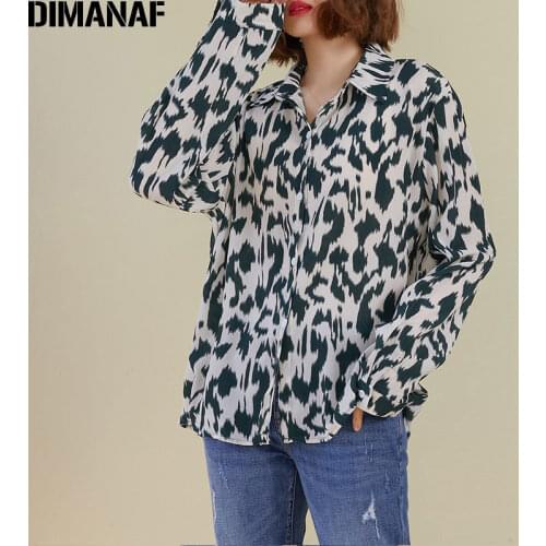 DIMANAF Leopard Blouses