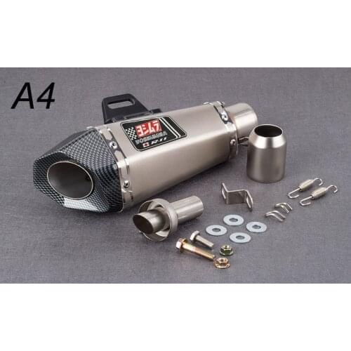 51mm motorcycle exhaust with Db killer stickers muffler for Z900 GSXR1000 SV650 R6 R3 ZX6R ZX10 K7 MT07