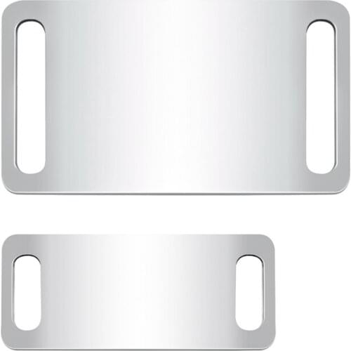 ID Name Pet Dog Tag Collar Slide-on Stainless Stainless Steel Personalized Pet Tag Cat Dog Phone Engraved Dog Collar Address