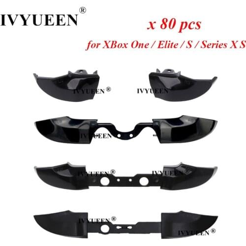 IVYUEEN 80 PCS LB RB Bumpers Buttons for Xbox One Elite Series X S Controller with 3.5mm Jack Port Earphone Verison Accessories