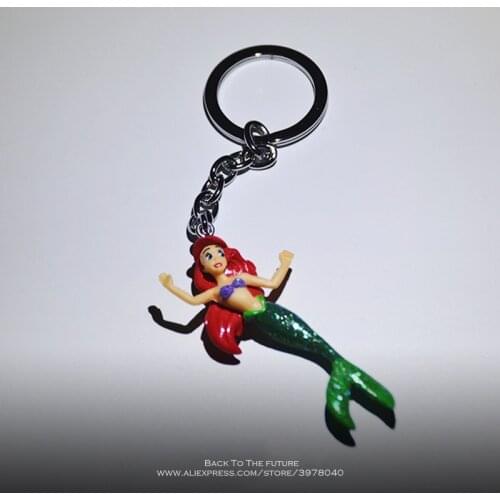 Disney Mermaid Princess Cartoon 6.5cm doll Action Figure Anime Mini Collection Figurine mini Toy model for children gift