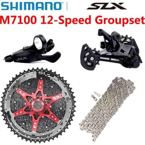SHIMANO SLX M7100 Groupset MTB Mountain Bike 12 Speed SL+RD+CSMZ901+CN 11-51T Cassette Sprocket M7100 Shifter Rear Derailleur