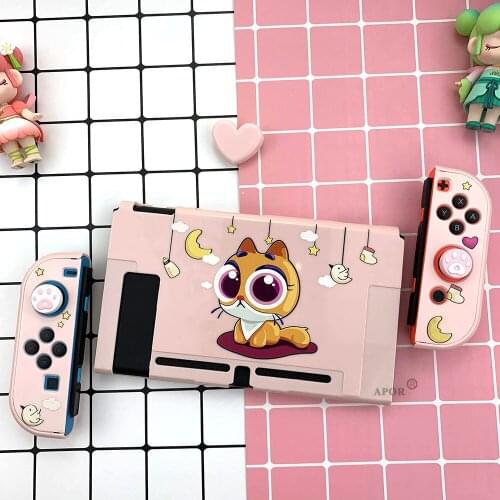 2021 Newest PC Case for Nintend Switch Console Protective Housing Shell Dockable Cover for Nintendo Switch Game Accessories