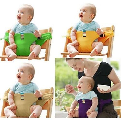 Infant Chair Portable Seat Dining Lunch Chair Safety Belt Baby Feeding Booster Seat Toddlers Children Safety Belt For Boys Girls