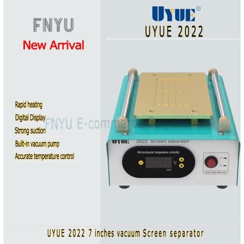 Separator UYUE 2022 LCD Separator Machine Build-in Pump Vacuum Screen Repair Machine Kit For phone LCD Screen repair Separator