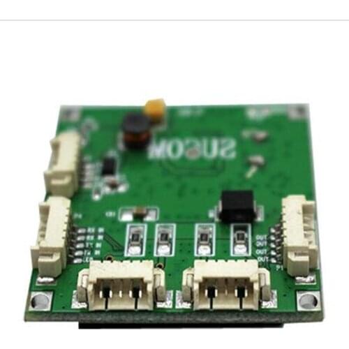 Mini PBCswitch module size 4 Ports Network Switches Pcb Board mini ethernet switch module 10/100Mbps OEM/ODM ethernet hub
