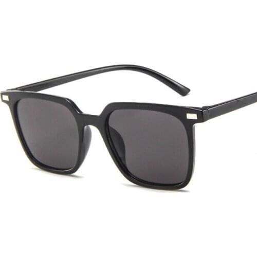 Korean Style Brand Designer Square Sunglasses Men Retro Vintage Sun Glasses For Men Women Sunglass Shades UV400 Unisex gift