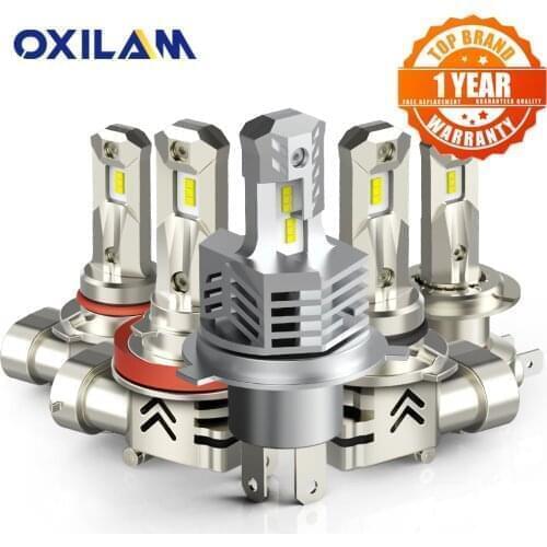 2Pcs H8 H4 9012 H11 H7 LED Car Headlight Bulbs 6000K for Ford Focus 2 3 MK2 Fiesta Fusion Ranger Mondeo MK3 MK4 C-max S-max Kuga