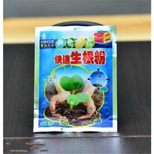 1 Bag Plant Fertilizer Fast Rooting Powder Rooting Hormone Powder Garden Plant Growth Compound Fertilizer Improve Survival Rate