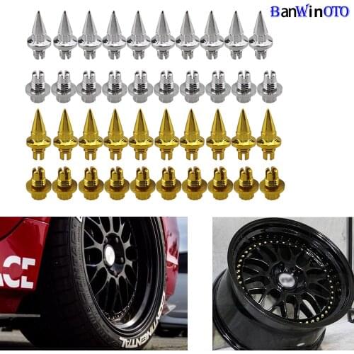 1pcs Car Wheel Rivets Spike For Wheel Rims Car Styling Tunning Brand New Plastic Cap Lip Screw Bolt Tires