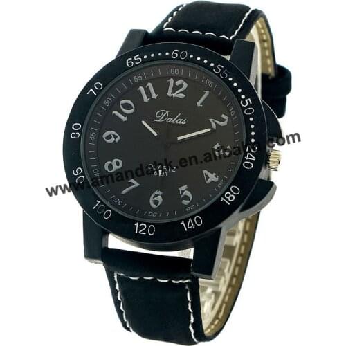 100pcs/lot New Vintage Sport Dull Polish Leather Strap Watches Quartz Brand Fashion Men Wristwatches Outdoor Casual Men Watches