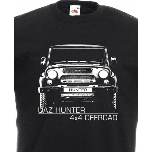 4X4 Off Road Russsische Uaz Hunter Suv Power Car Auto 2019 New 100% Cotton Top Quality Funny O Neck T Shirt Cartoon T Shirts