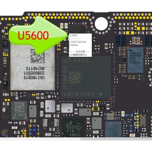 5-20pcs U5600 LM3373A1YKA LM3373A1 LM3373 3373 A2 lcd display touch ic for iphone X XS XS-MAX