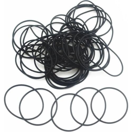 5pcs High quality Black "O" Type Sealing Rubber Ring Gaskets Outside diameter 0.8mm