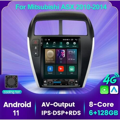 9.7'' Vertical Screen Android Car Multimedia GPS Radio Stereo Player For Mitsubishi ASX 2010 2011 2012 2013 2014 2015 2016