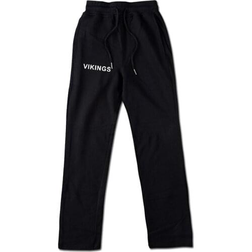 VIKINGS KING 100% Cotton Fitness Women/Men High Quality Trousers Casual Fleece Warm Sweatpants Jogger Pants Outwear Plus Size