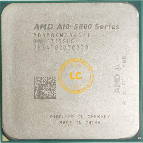 AMD A10-Series A10 5800K A10 5800 Quad-Core CPU Processor AD580KWOA44HJ/AD580BWOA44HJ 0Socket FM2