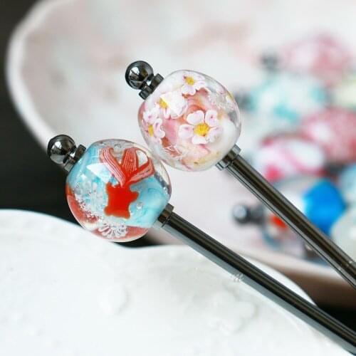 Cosmile japanese style Traditional Hairpin for women Hair Accessories Display Limited Cute cosplay cos Gift C