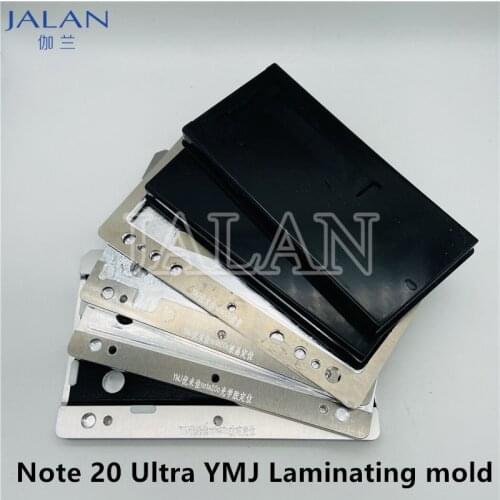 Note 20 Ultra YMJ laminating mold for Samsung S20 Plus Note 10 LCD Touch Glass Unbent Flex Cable Oca location rubber Repair Mold