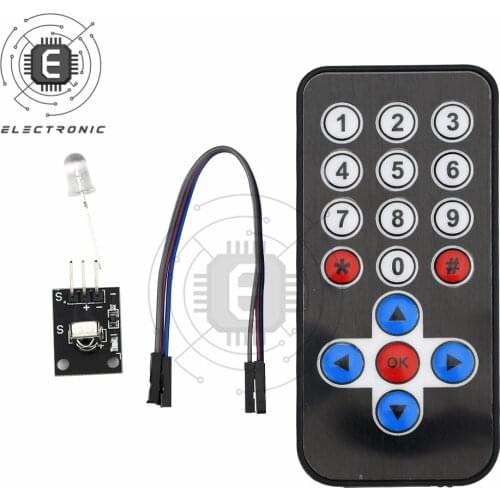 HX1838 Infrared IR Wireless Remote Control Receiver Module DIY Kit For Arduino Raspberry Pi