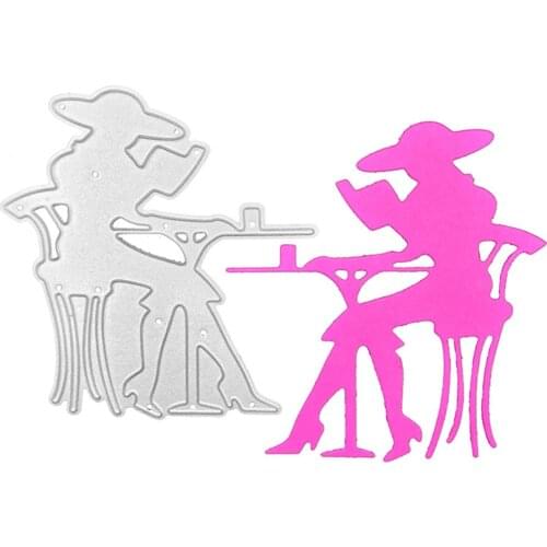 Julyarts Woman Read Dies 2021 New Arrivals Stencils For Scrapbooking Craft Dies Cuts Cards Making Paper Art Diy